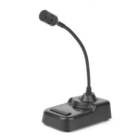 Dynamic Cardioid Desktop Gooseneck Microphone for PA & Broadcasting